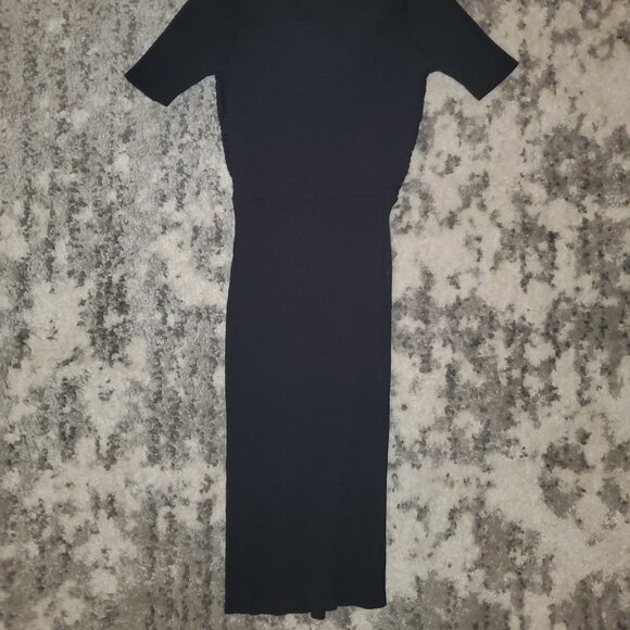 Olivaceous Black Cocktail Dress, keyhole - Picture 3 of 7